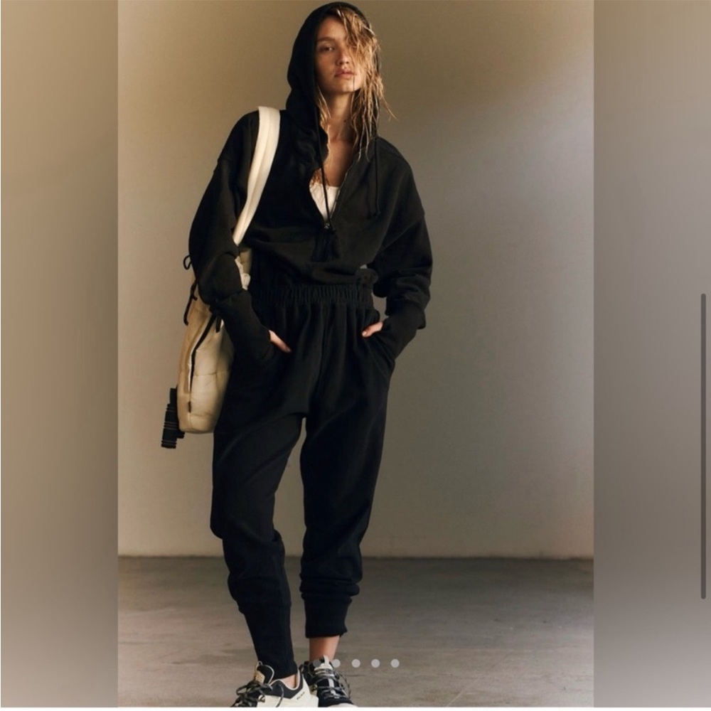 Free People FP Movement Training Day Sweatshirt Track Suit Onesie Jumpsuit